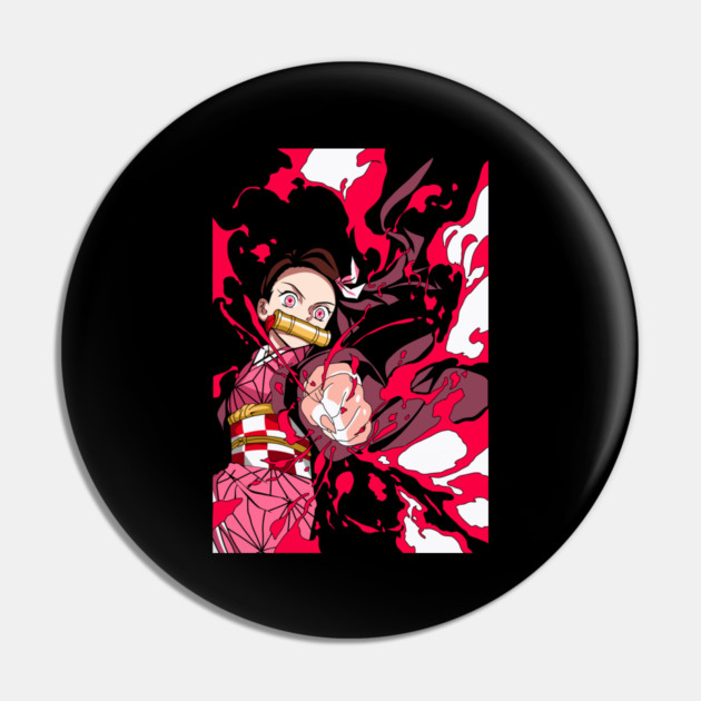 Demon Slayer Nezuko Demon Power Pin by Otaku Vibes