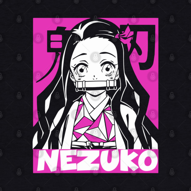 Demon Slayer Nezuko Pink Glow by Otaku Vibes