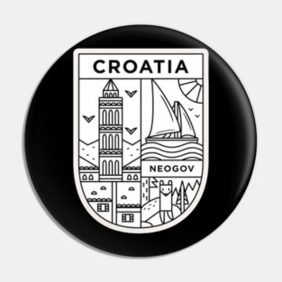 croatia Pin