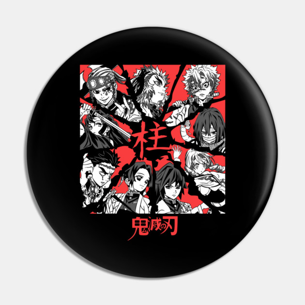 Demon Slayer - Hashira Red Pin by Otaku Vibes