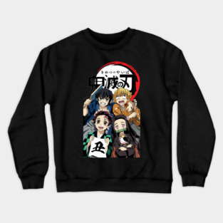 Demon Slayer Happy New Year Squad Crewneck Sweatshirt
