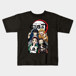 Demon Slayer Happy New Year Squad Kids T-Shirt