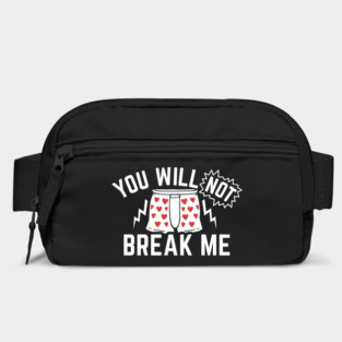 You Will Not Break Me Dungeon Crawler Carl Quote with Heart Boxers Bag