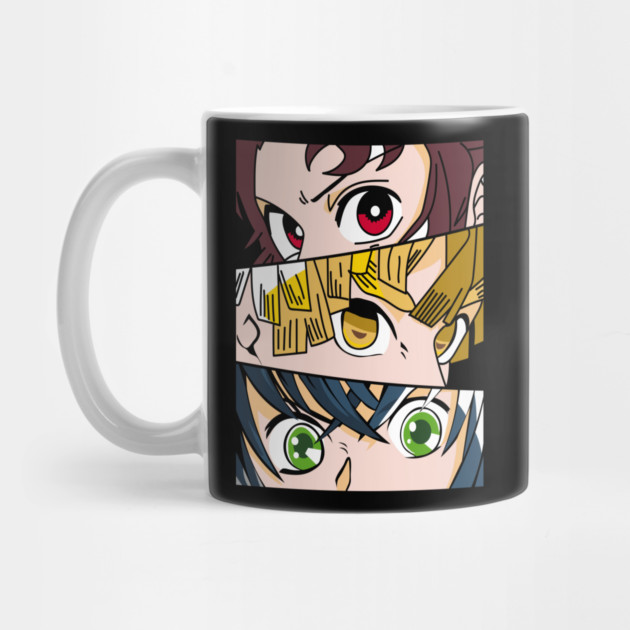 Demon Slayer Trio Eyes - Tanjiro, Zenitsu and Inosuke by Otaku Vibes