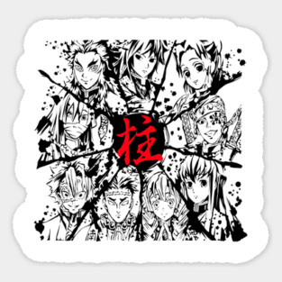 Demon Slayer Hashira Kanji Symbol Magnet