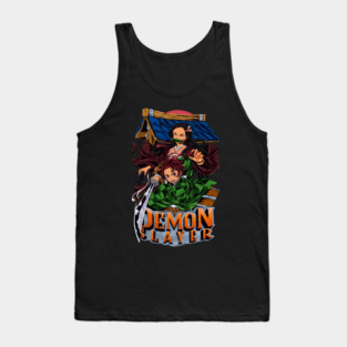 Demon Slayer Tanjiro and Nezuko Art Tank Top