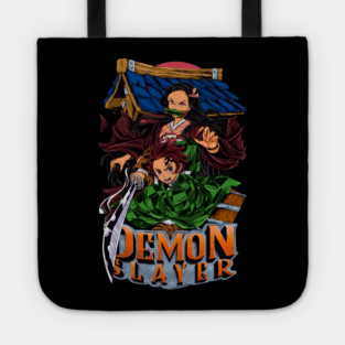 Demon Slayer Tanjiro and Nezuko Art Tote