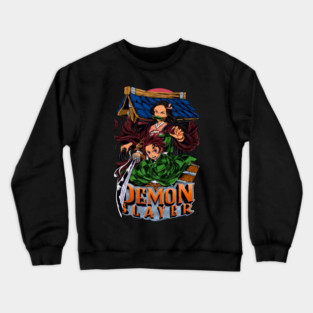 Demon Slayer Tanjiro and Nezuko Art Crewneck Sweatshirt