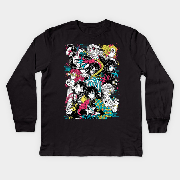 Demon Slayer - Hashira Squad Kids Long Sleeve T-Shirt by Otaku Vibes