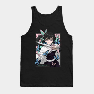 Demon Slayer Kanao Tsuyuri Butterfly Blade Art Tank Top