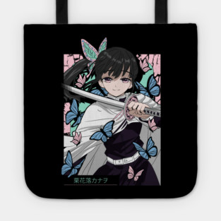 Demon Slayer Kanao Tsuyuri Butterfly Blade Art Tote