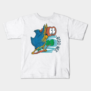 Bird Nerd Bird Watching Kids T-Shirt