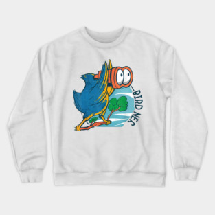 Bird Nerd Bird Watching Crewneck Sweatshirt