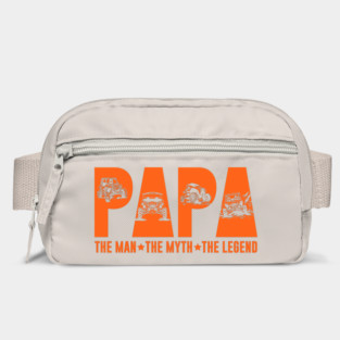 SXS UTV Papa The Man The Myth The Legend Orange Bag