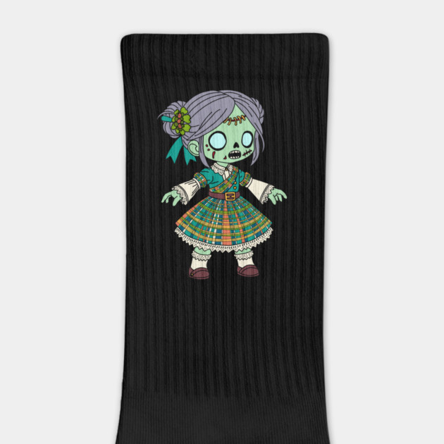 Cute Scottish Zombie Girl by H. R. Sinclair