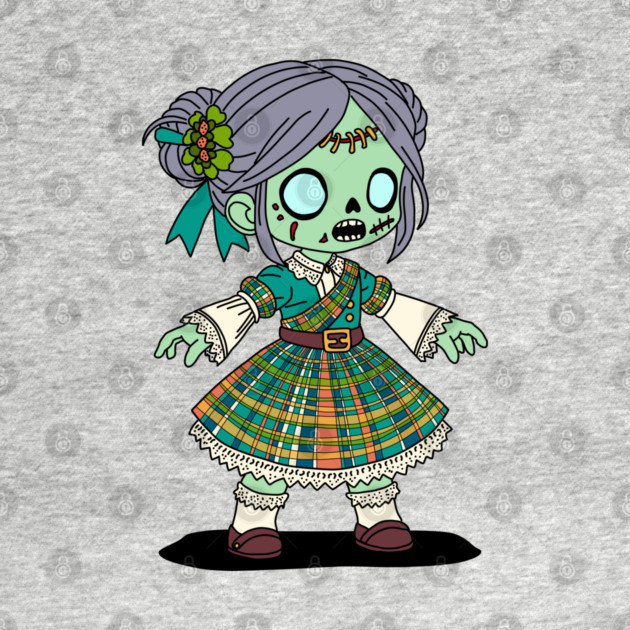 Cute Scottish Zombie Girl by H. R. Sinclair