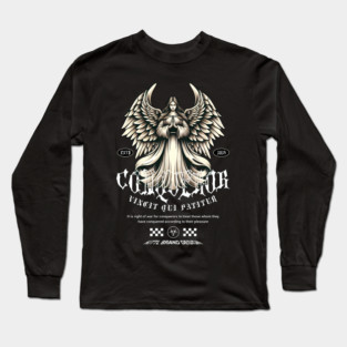 Conqueror – Angel Warrior Design Long Sleeve T-Shirt