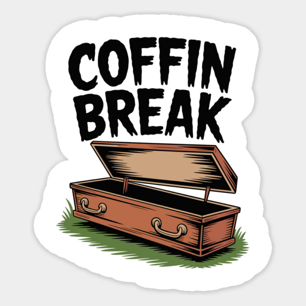 Coffin Break Magnet by Frank Ring