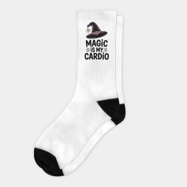 Magic is My Cardio Socks by Frank Ring