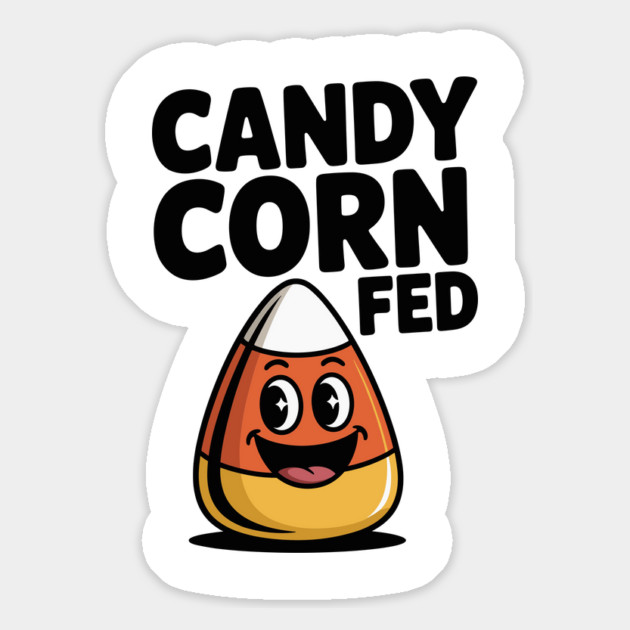 Candy Corn Fed Magnet by Frank Ring
