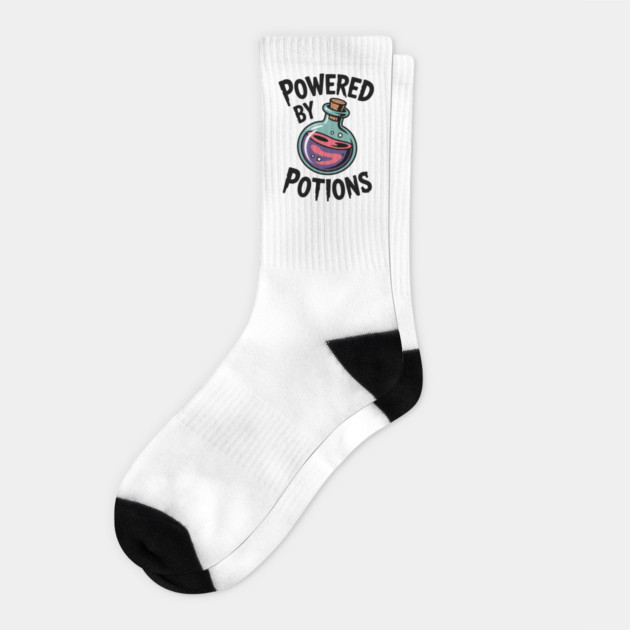 Powered by Potions Socks by Frank Ring
