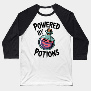 Powered by Potions Baseball T-Shirt