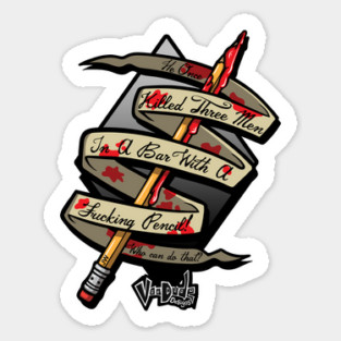 John Wick Pencil Sticker