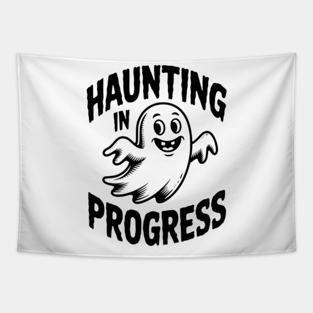 Haunting in Progress Tapestry by Frank Ring