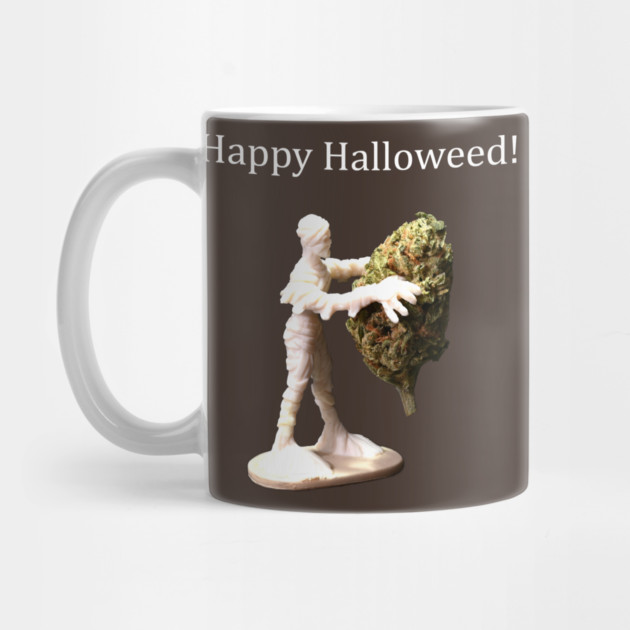 Halloweed Mummy (dark shirts) - Weed Design by MrGreenGenes420