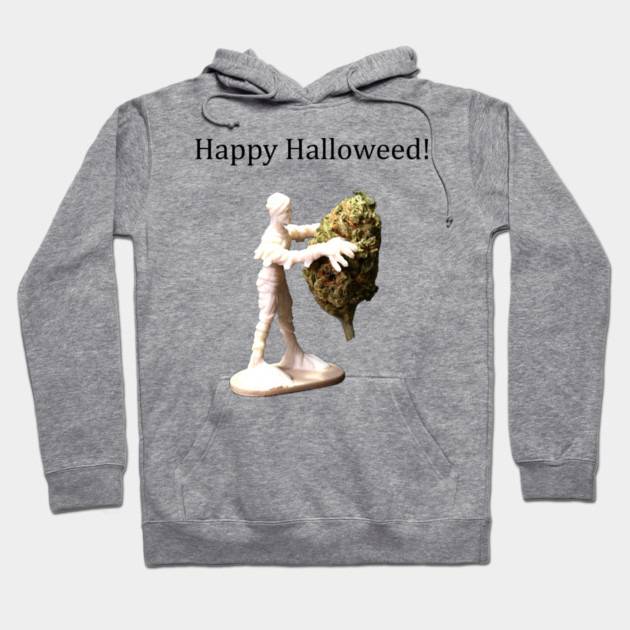 Halloweed Mummy (light shirts) - Weed Design Hoodie by MrGreenGenes420