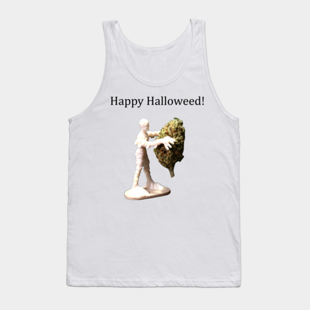 Halloweed Mummy (light shirts) - Weed Design Tank Top by MrGreenGenes420