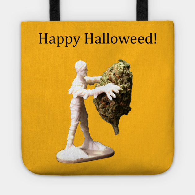 Halloweed Mummy (light shirts) - Weed Design Tote by MrGreenGenes420