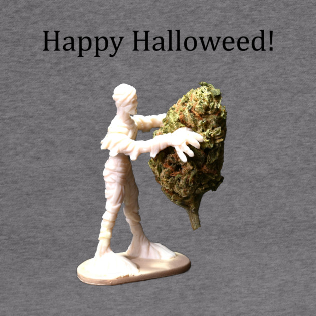 Halloweed Mummy (light shirts) - Weed Design by MrGreenGenes420