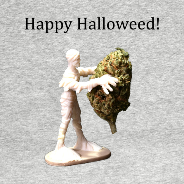 Halloweed Mummy (light shirts) - Weed Design by MrGreenGenes420