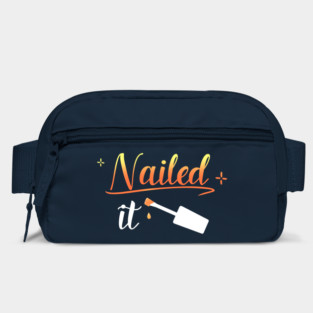 Nailed It Nail Manicure Pedicure Pun Aesthetic Bag