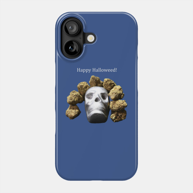 Halloweed Skull (dark shirts) - Weed Design Phone Case by MrGreenGenes420
