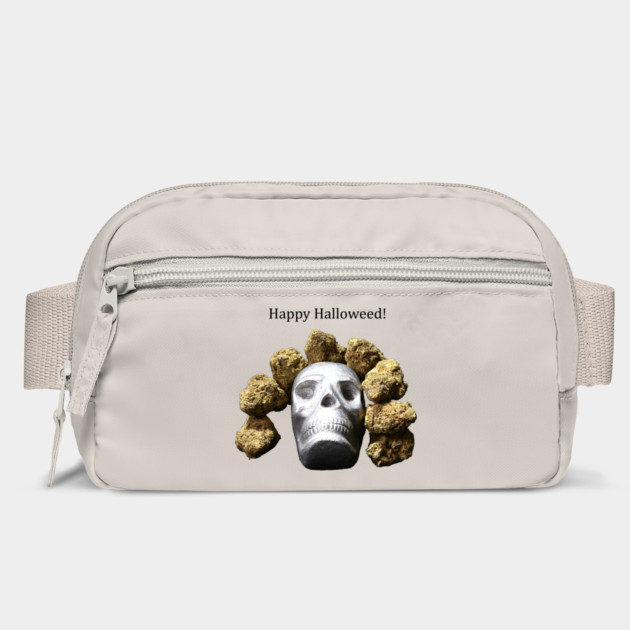 Halloweed Skull (light shirts) - Weed Design by MrGreenGenes420