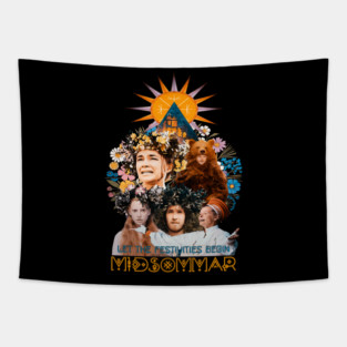 Midsommar - Let The Festivities Begin (Water Color Art) Tapestry