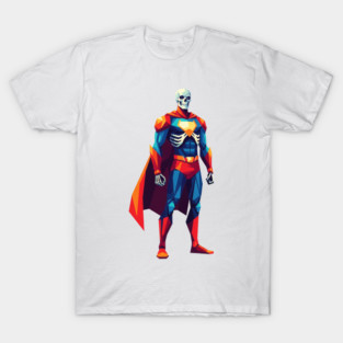Cool Skeleton Superhero T-Shirt