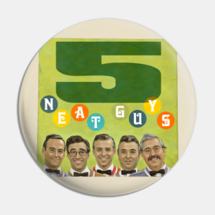 5 Neat Guys Album Cover - SCTV NETWORK Pin
