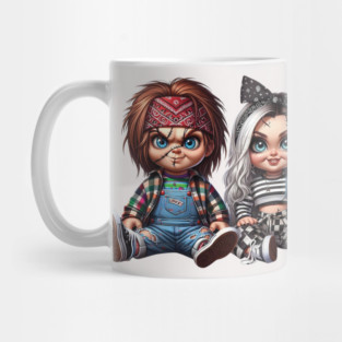 Horror Couple Chicano, Spanish Always and Forever Couple, Valentines Day, Old School Cholo Couple, Chola Cholo Mug