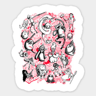 My Adventure Time Sketchbook Sticker