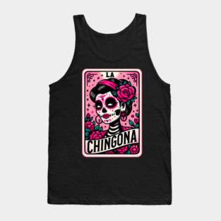 La Chingona Tarot Card Tank Top