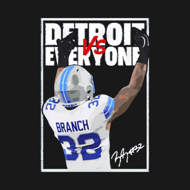 Detroit Lions Vs Everyone Brian Branch - KT #232 T-Shirt