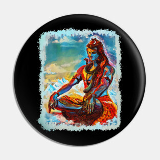 Shiva Graphic Pin