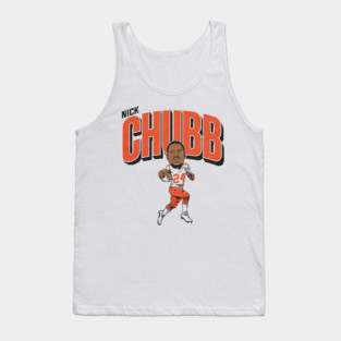 Nick Chubb Caricature Tank Top
