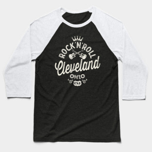 Cleveland Rock And Roll Baseball T-Shirt