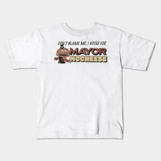 I voted for mayor mccheese Kids T-Shirt