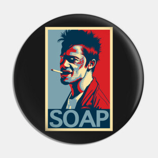 Tyler Durden "Hope" Poster Pin