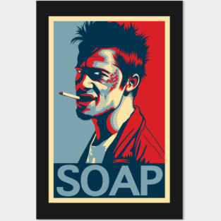 Tyler Durden "Hope" Poster Posters and Art